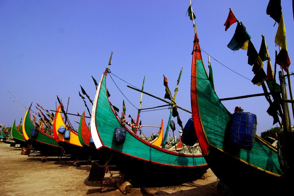 bangladesh, fisherman, boat